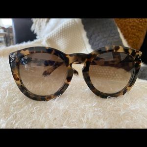 CELINE cool toned tortoise sunglasses